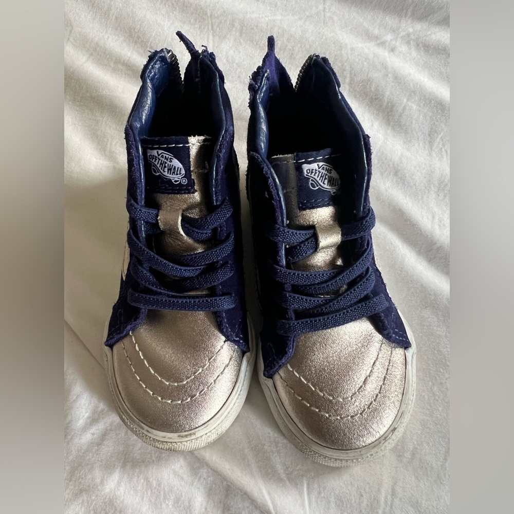 Blue Suede-ish Vans Toddler